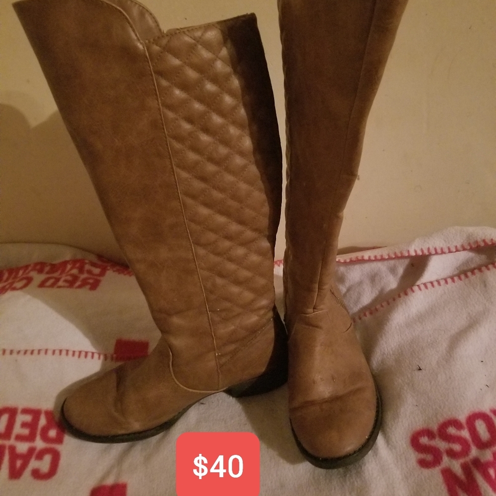 Knee high heels